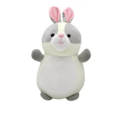 Squishmallows 12-inch HugMee Grey & White Bunny