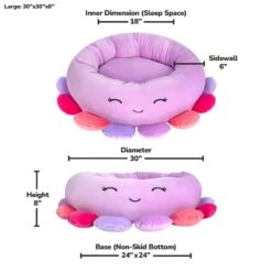 Beula The Octopus - Squishmallows Pet Bed -Squishmallows ATG003317 2023 SQMPET Large 1 lpr