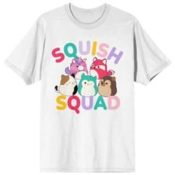 Squishmallows Squish Squad Group Characters Adult White T-shirt -Squishmallows GUEST 258e87b1 c184 4349 b9a1 183e289f5f0f