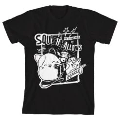 Squishmallows Rock Out Crew Neck Short Sleeve Black Youth Boy's T-shirt -Squishmallows GUEST 27a75123 6e16 409f aa0d 10a7c8f7c4e9