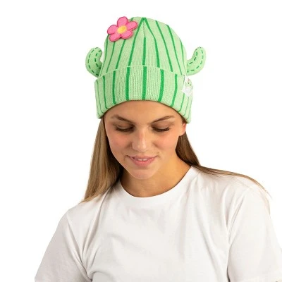 Squishmallows Squishmallow Cactus Novelty Beanie 3 Squishmallows Squishmallow Cactus Novelty Beanie - Image 3