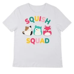 Squishmallows Squish Squad Crew Neck Short Sleeve Women's White T-shirt -Squishmallows GUEST 9bb2bd72 2f92 47b1 9bad 646370a8b09e