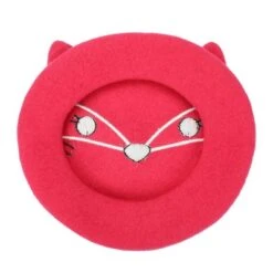 Squishmallows Fifi The Fox Women's Pink Beret Cap -Squishmallows GUEST a3c138cd cb3a 42a8 98d7 69d1e77c2a0a