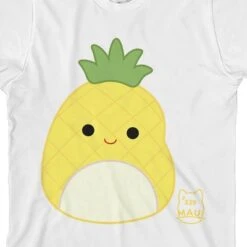 Squishmallows Maui Crew Neck Short Sleeve White Youth T-shirt