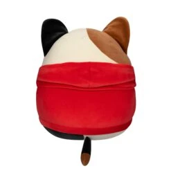 Squishmallows Cam In Hoodie -Squishmallows SQCR00248 12inCamCalicoCatFeelinMallowHoodie OP Back lpr