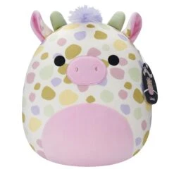 Squishmallows Lalinda -Squishmallows Squishmallows 12in Lalinda Pastel Giraffe Spots SQCR03045 FRONT TAG lpr