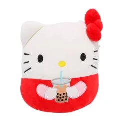 Squishmallows Sanrio 8" Hello Kitty Boba Tea Plush Toy